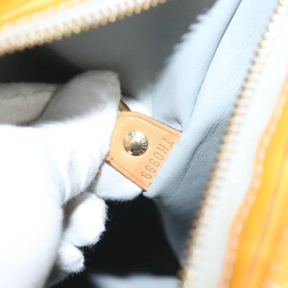 LOUIS VUITTON Monogram Vernis Houston Hand Bag Gris M91053 LV Authentic - Picture 4 of 13